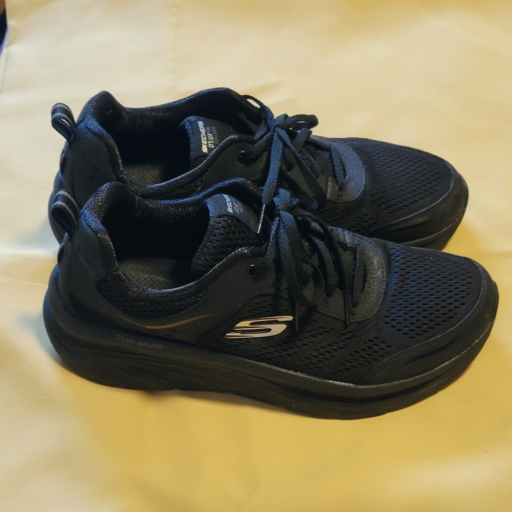 Skechers Black Athletic Shoes
